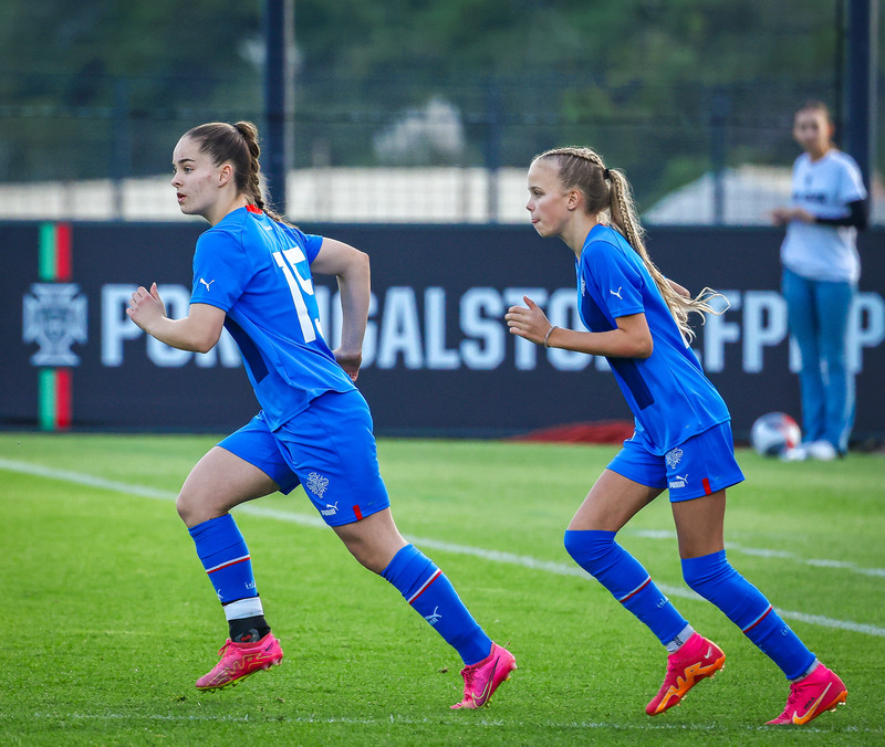 Myndaveisla 1: U15 tapaði gegn Portúgal í fyrradag