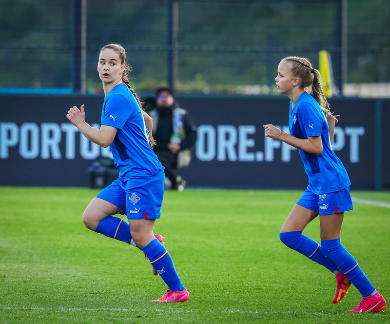 Myndaveisla 1: U15 tapaði gegn Portúgal í fyrradag
