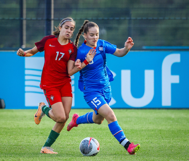 Myndaveisla 1: U15 tapaði gegn Portúgal í fyrradag