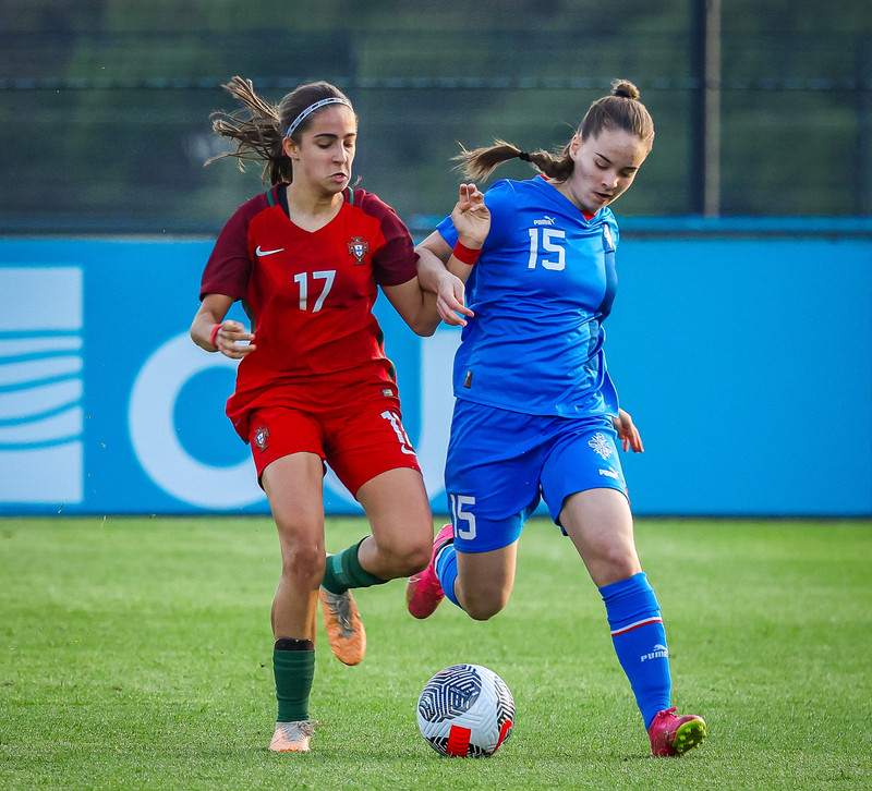 Myndaveisla 1: U15 tapaði gegn Portúgal í fyrradag