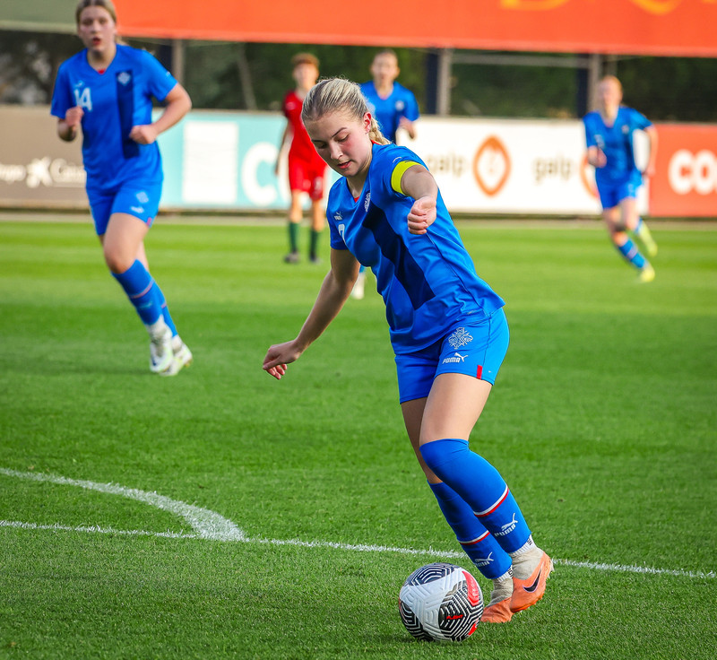 Myndaveisla 1: U15 tapaði gegn Portúgal í fyrradag