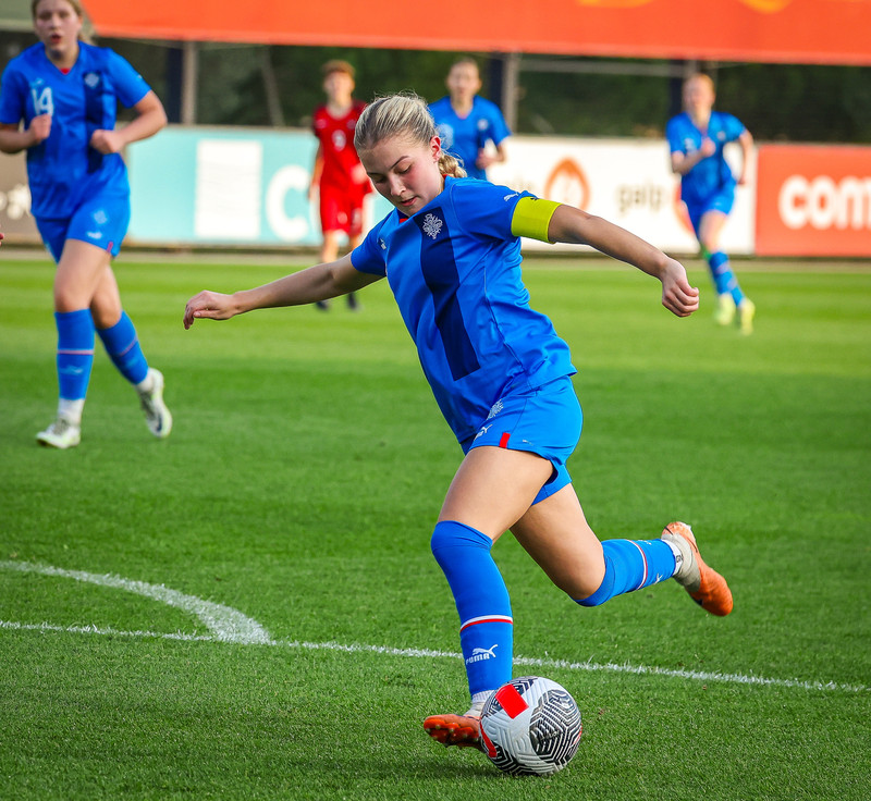 Myndaveisla 1: U15 tapaði gegn Portúgal í fyrradag