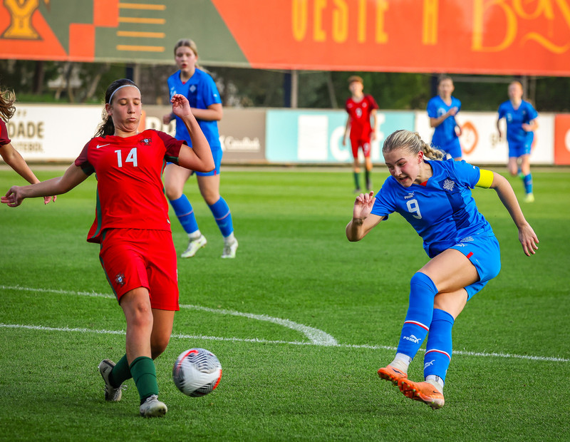 Myndaveisla 1: U15 tapaði gegn Portúgal í fyrradag