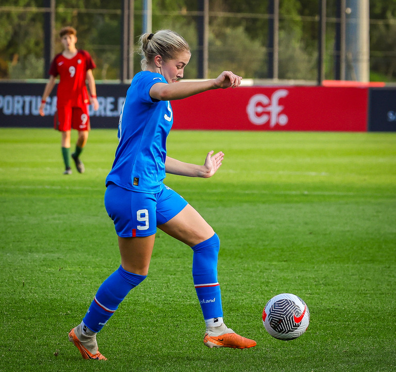 Myndaveisla 1: U15 tapaði gegn Portúgal í fyrradag