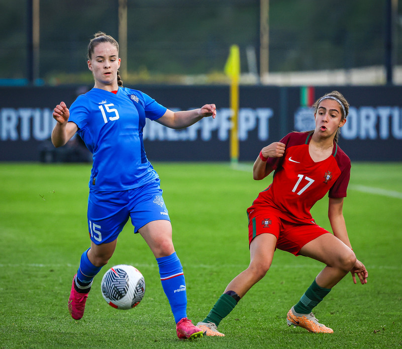 Myndaveisla 1: U15 tapaði gegn Portúgal í fyrradag