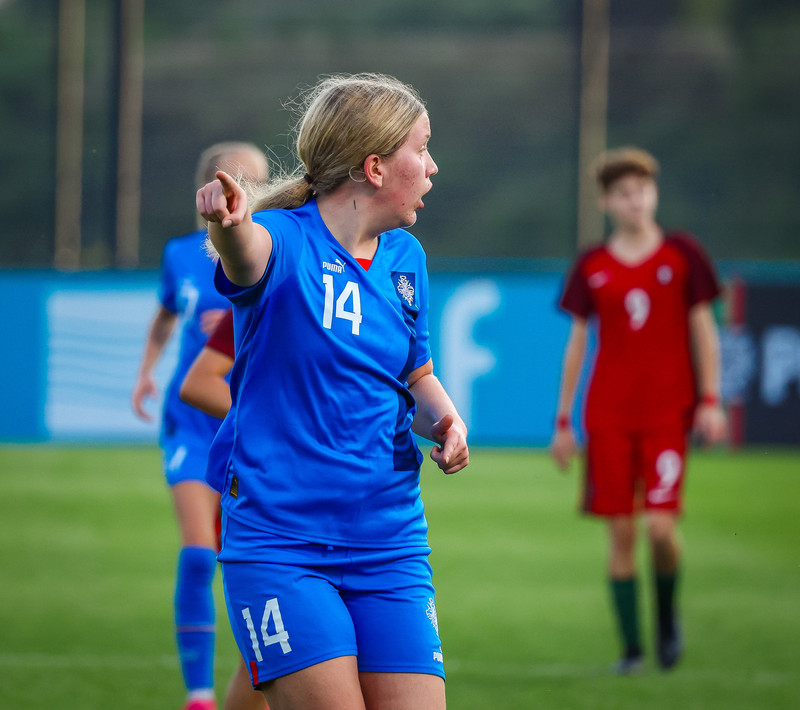 Myndaveisla 1: U15 tapaði gegn Portúgal í fyrradag