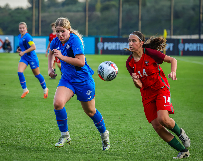 Myndaveisla 1: U15 tapaði gegn Portúgal í fyrradag