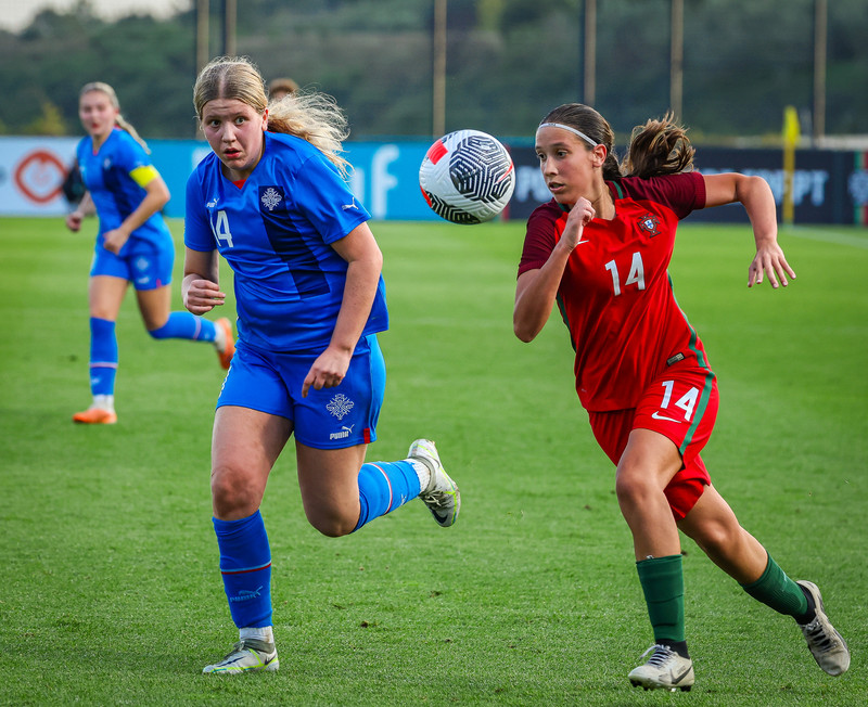 Myndaveisla 1: U15 tapaði gegn Portúgal í fyrradag