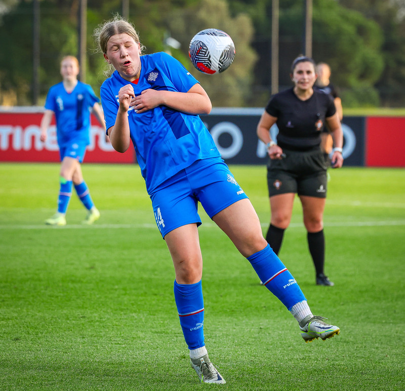 Myndaveisla 1: U15 tapaði gegn Portúgal í fyrradag