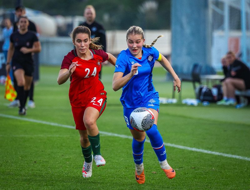 Myndaveisla 1: U15 tapaði gegn Portúgal í fyrradag