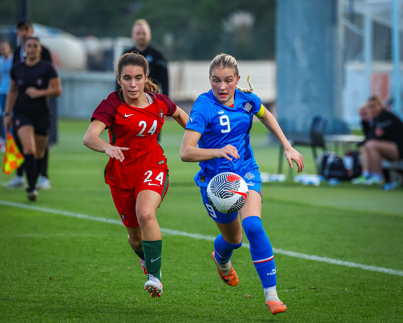 Myndaveisla 1: U15 tapaði gegn Portúgal í fyrradag