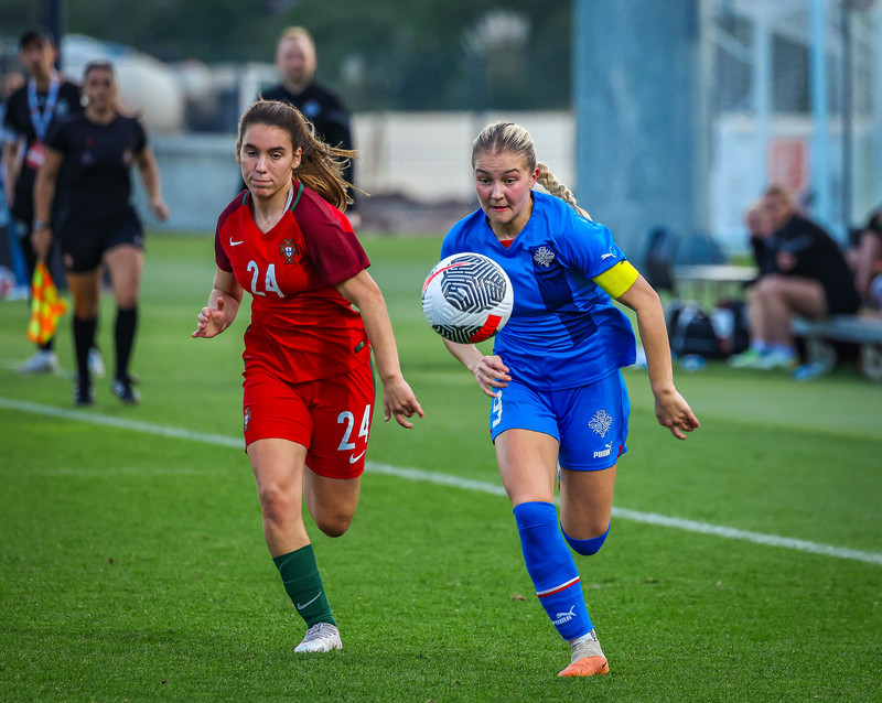 Myndaveisla 1: U15 tapaði gegn Portúgal í fyrradag