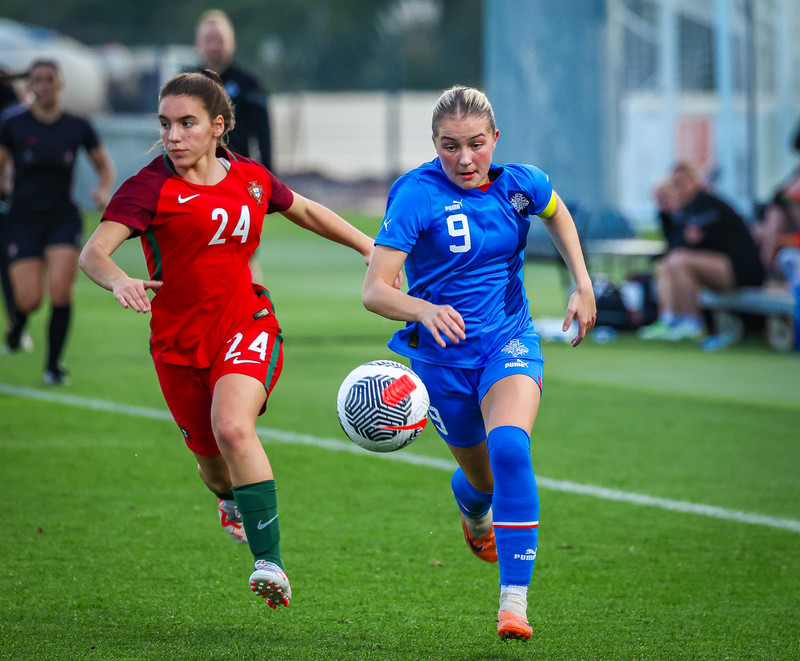 Myndaveisla 1: U15 tapaði gegn Portúgal í fyrradag