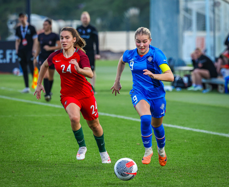 Myndaveisla 1: U15 tapaði gegn Portúgal í fyrradag