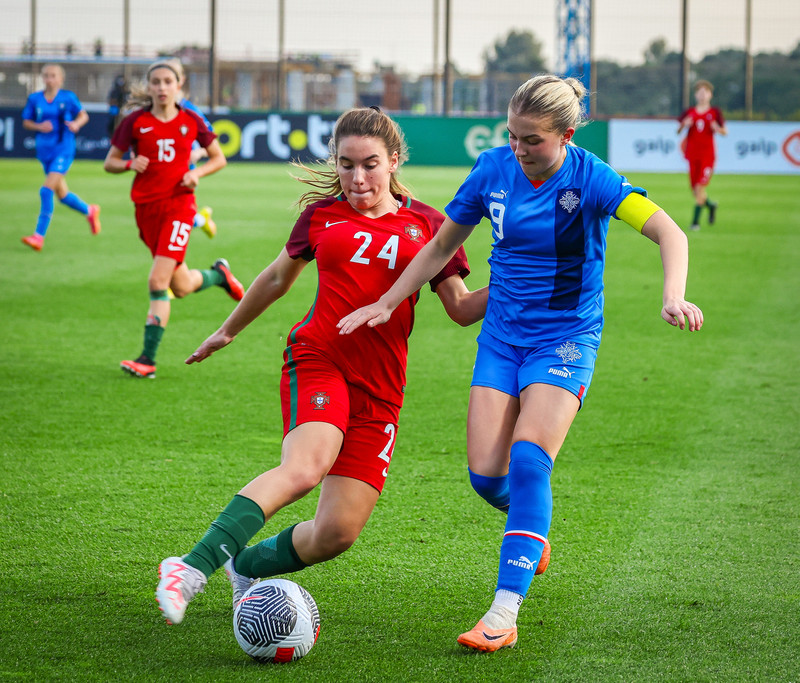 Myndaveisla 1: U15 tapaði gegn Portúgal í fyrradag