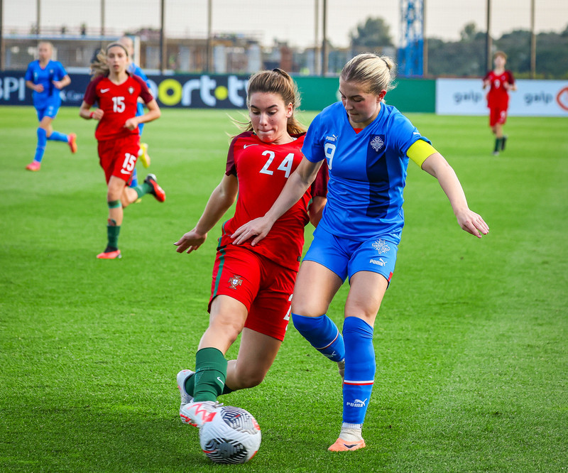 Myndaveisla 1: U15 tapaði gegn Portúgal í fyrradag