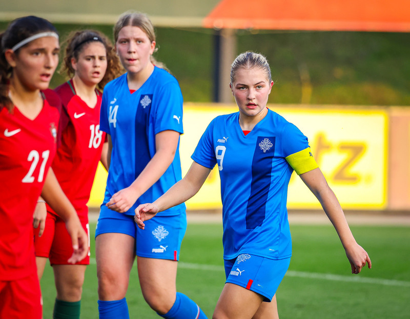 Myndaveisla 1: U15 tapaði gegn Portúgal í fyrradag