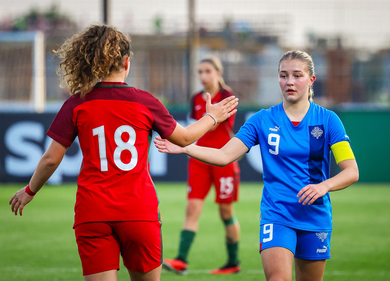 Myndaveisla 1: U15 tapaði gegn Portúgal í fyrradag