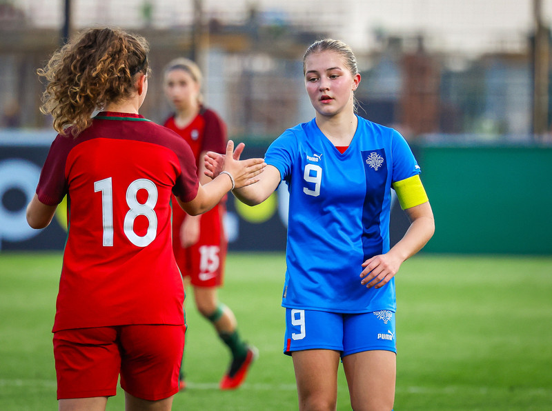 Myndaveisla 1: U15 tapaði gegn Portúgal í fyrradag