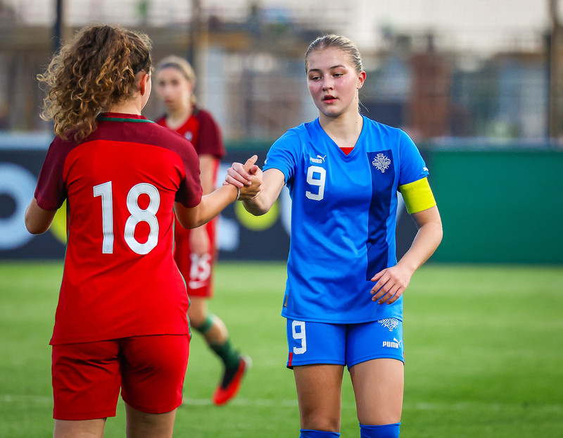 Myndaveisla 1: U15 tapaði gegn Portúgal í fyrradag