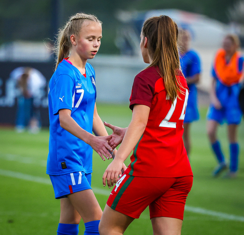 Myndaveisla 1: U15 tapaði gegn Portúgal í fyrradag