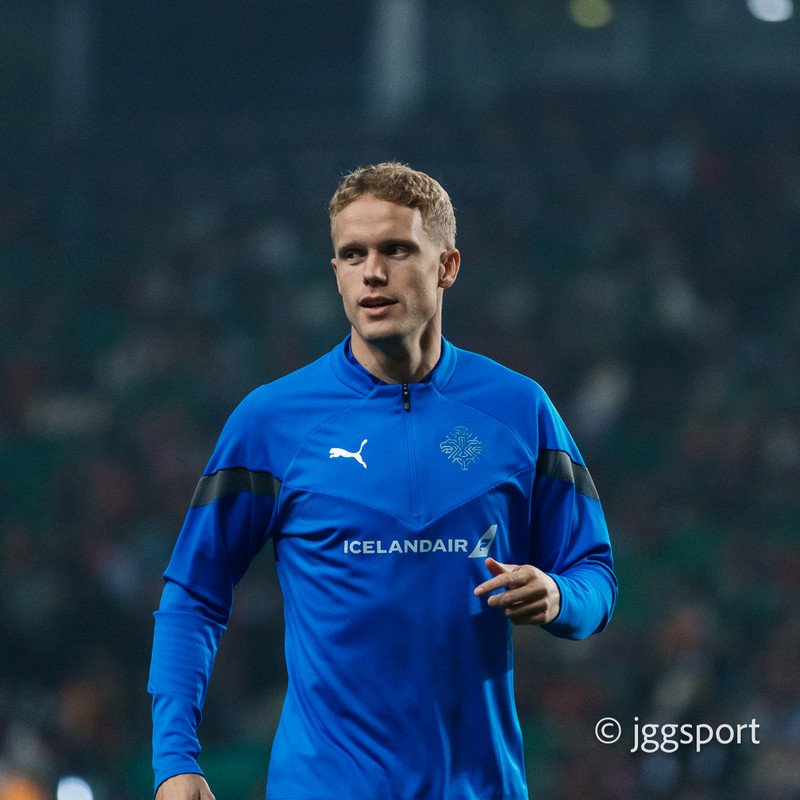 Hjörtur Hermannsson kom inn af bekknum á fimmtándu mínútu
