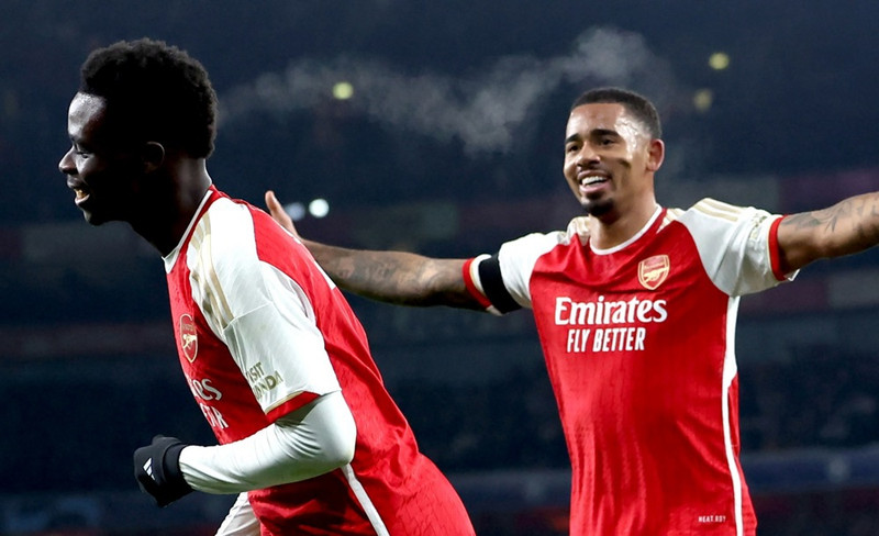 Gabriel Jesus og Bukayo Saka voru frábærir