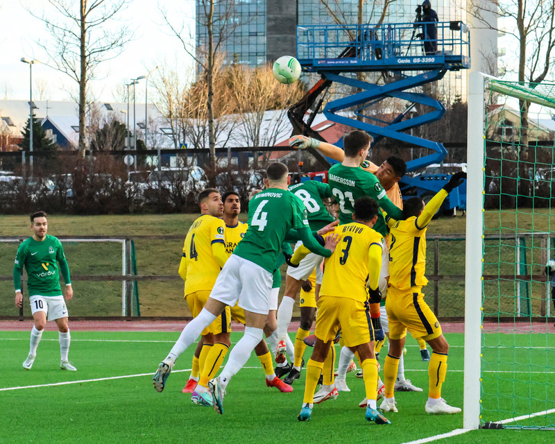 Myndaveisla: Breiðablik mætti Maccabi Tel Aviv í skugga mótmæla