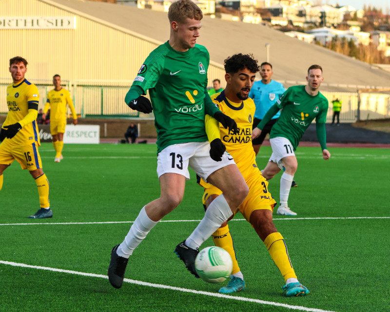 Myndaveisla: Breiðablik mætti Maccabi Tel Aviv í skugga mótmæla