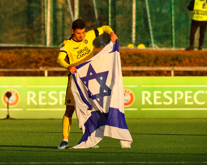 Myndaveisla: Breiðablik mætti Maccabi Tel Aviv í skugga mótmæla