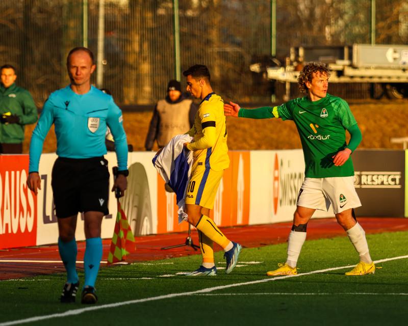 Myndaveisla: Breiðablik mætti Maccabi Tel Aviv í skugga mótmæla