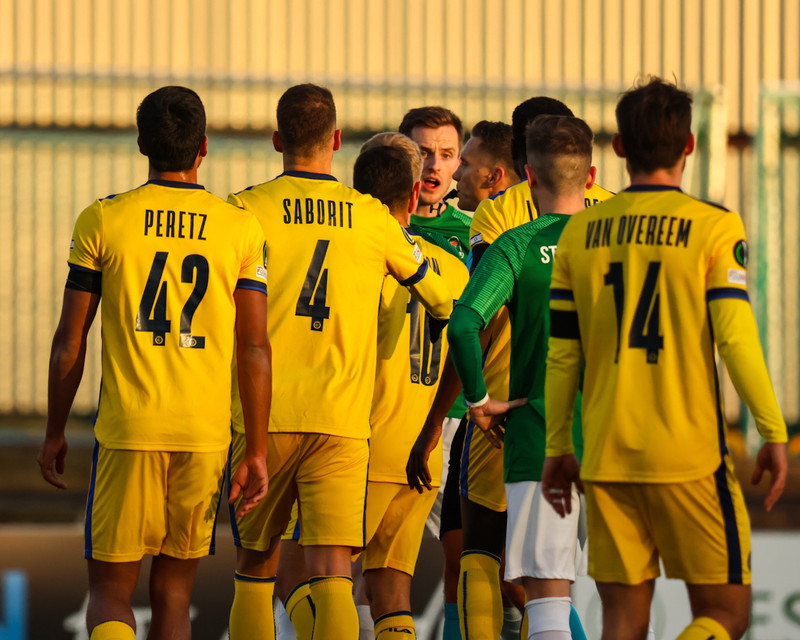 Myndaveisla: Breiðablik mætti Maccabi Tel Aviv í skugga mótmæla