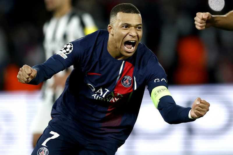 Kylian Mbappe skoraði.