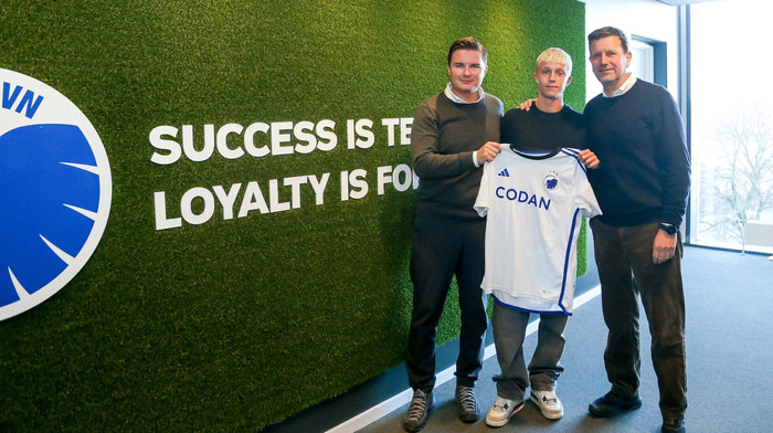 Gunnar gekk í raðir FC Kaupmannahafnar á dögunum.