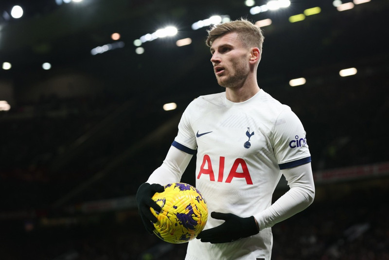 Timo Werner er í liði Tottenham