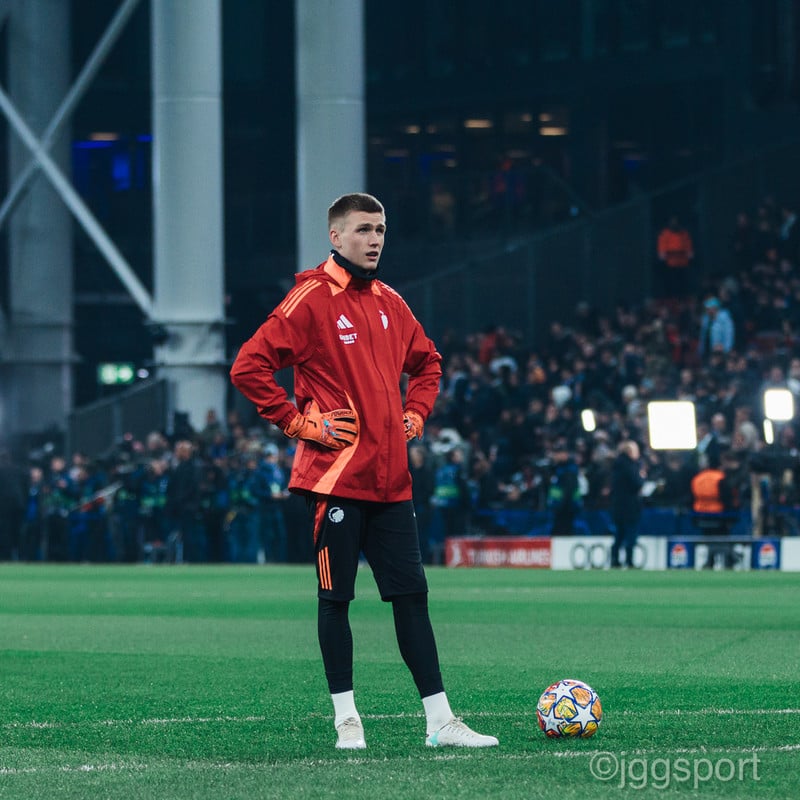 Rúnar Alex Rúnarsson var flottur á milli stanganna hjá FCK