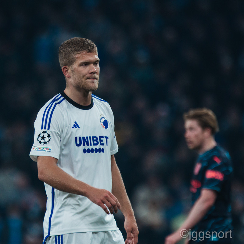Andreas Cornelius skoraði sigurmark FCK gegn Vejle í gær.
