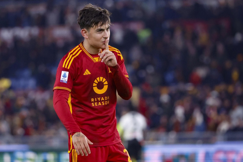 Paulo Dybala skoraði eina mark Roma