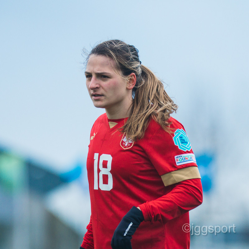 Myndaveisla frá sigri Íslands á Serbíu í gær