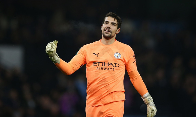 Ortega er í markinu hjá Man City