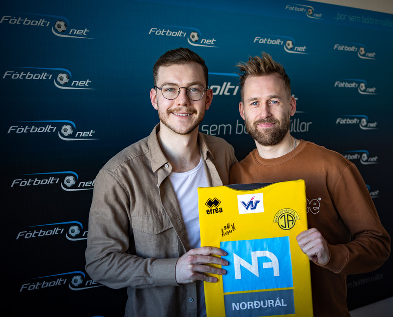 Sverrir Mar Smárason og Andri Júlíusson.