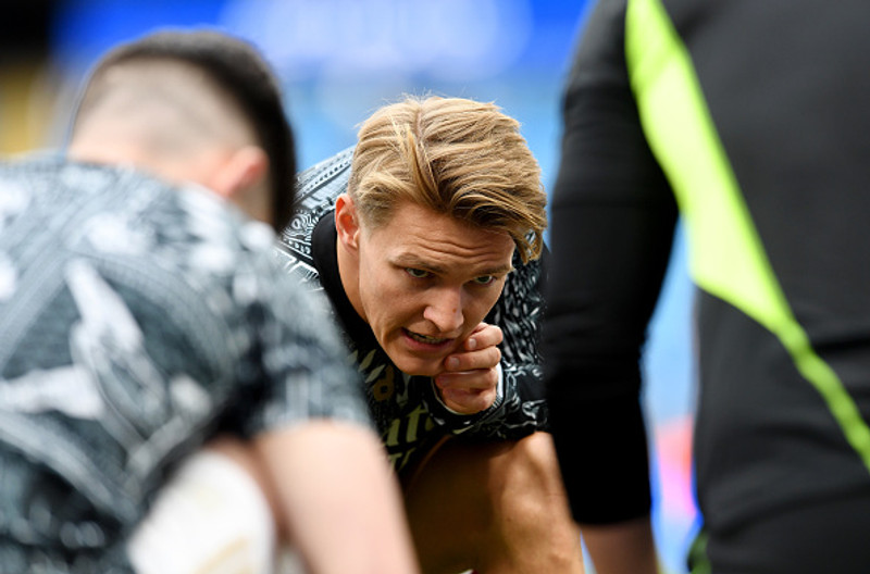 Martin Ödegaard, fyrirliði Arsenal.