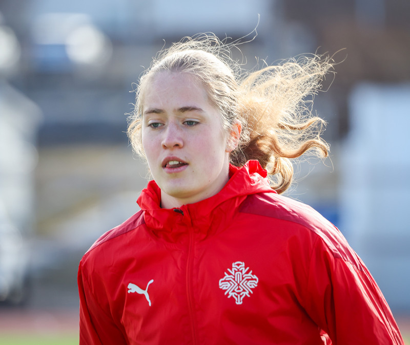 'Í dag er ég smá teipuð en ég er góð'