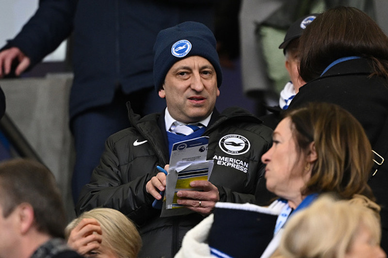 Tony Bloom eigandi Brighton.
