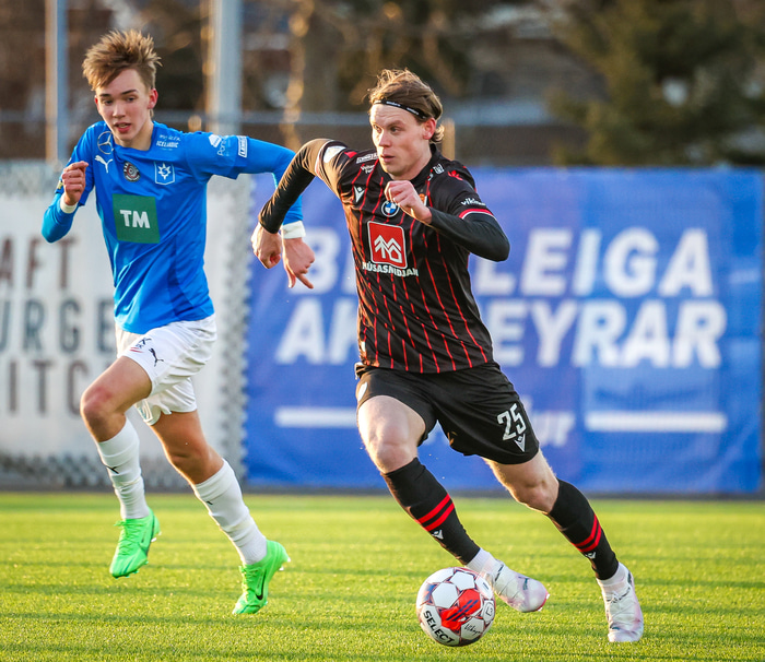 Valdimar átti mjög góða innkomu gegn Blikum.