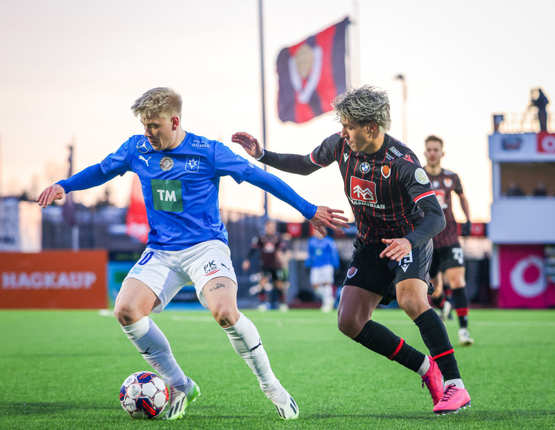 Róbert Frosti Þorkelsson er annar af tveimur uppöldum sem voru í byrjunarliði Stjörnunnar.