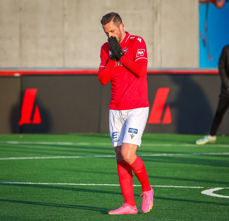 Gylfi í fyrsta leiknum gegn ÍA.