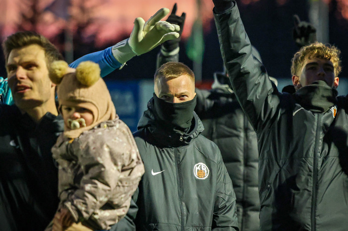 Aron eftir að KR hafði unnið Fylki í 1. umferð.