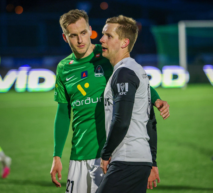 Viktor og Finnur Orri.