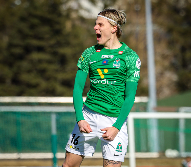 Markinu gegn Vestra fagnað.